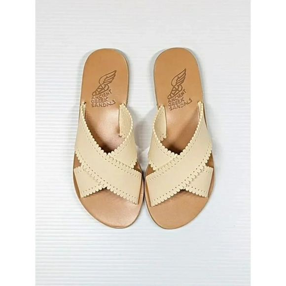 Ancient Greek Sandals Women's Philourgos Slide Sandals Size 37 EU (MSRP $285) - Picture 4 of 11